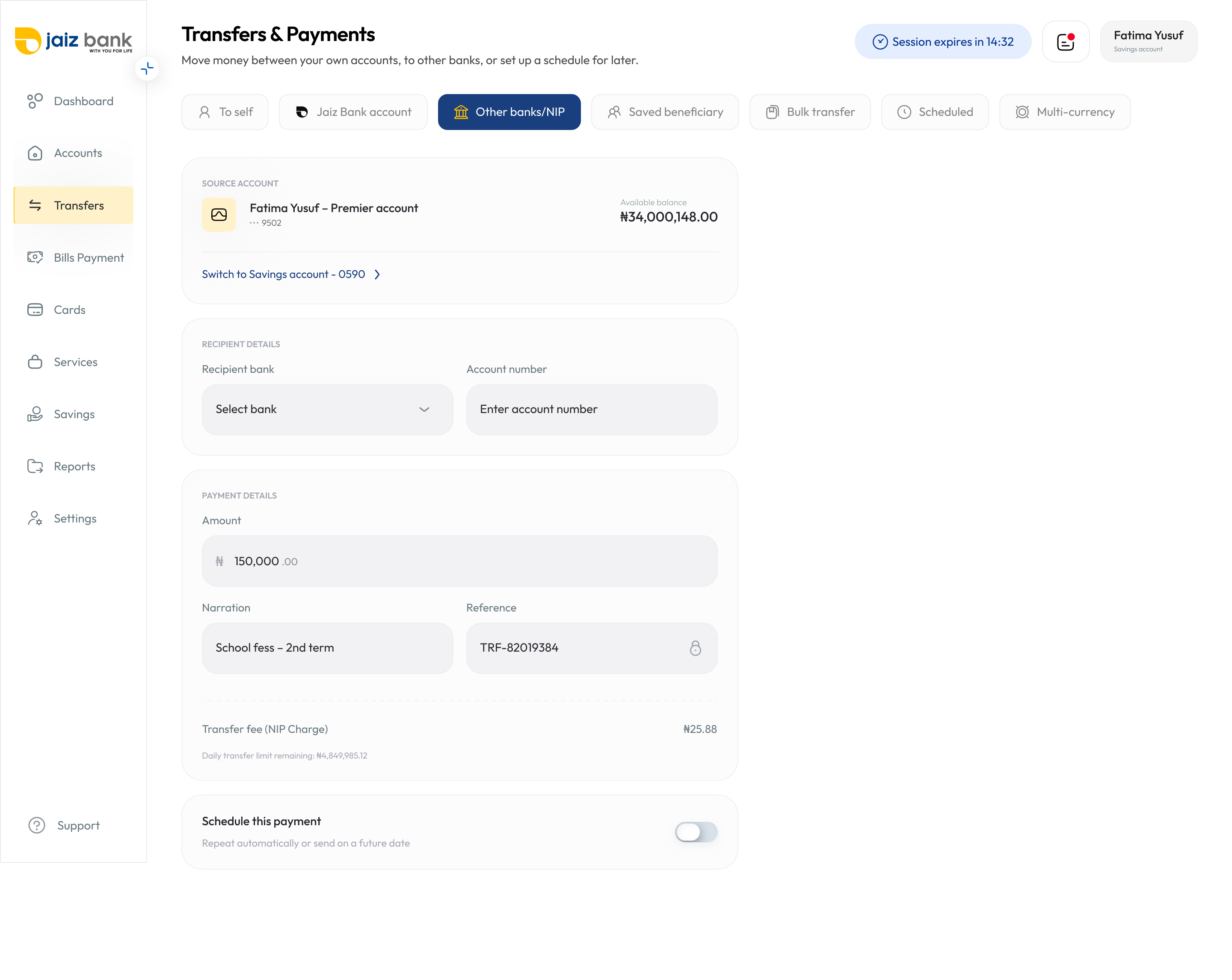 Jaiz Bank Transfers & Payments thumbnail