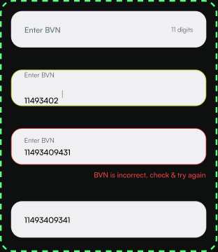 Sample input field components